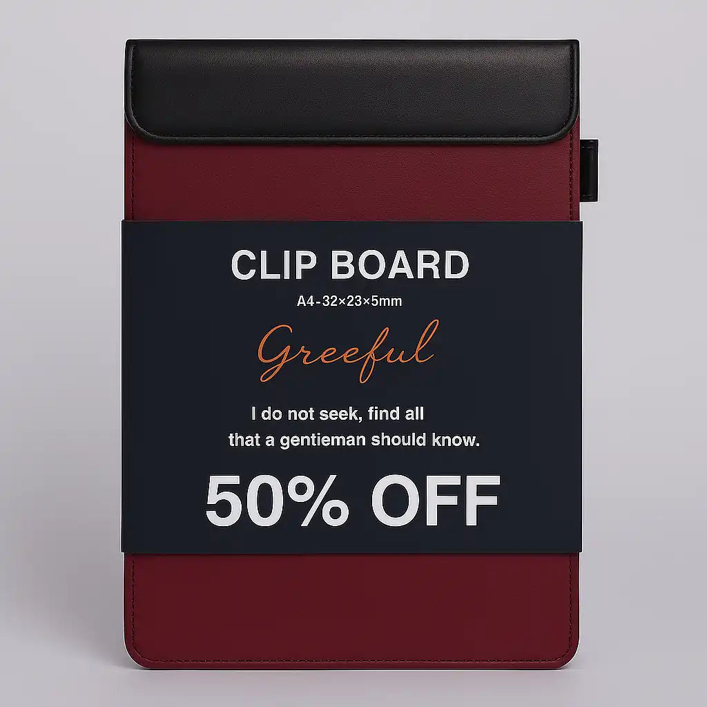 Leather Magnetic A4 Clipboard