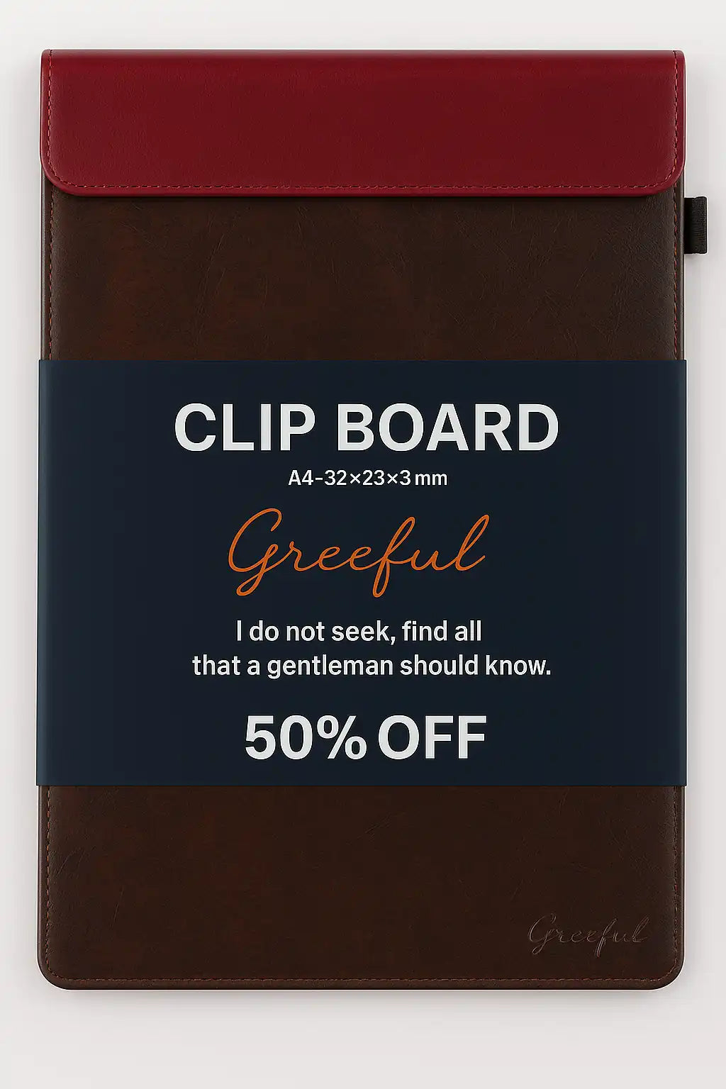 Leather Magnetic A4 Clipboard