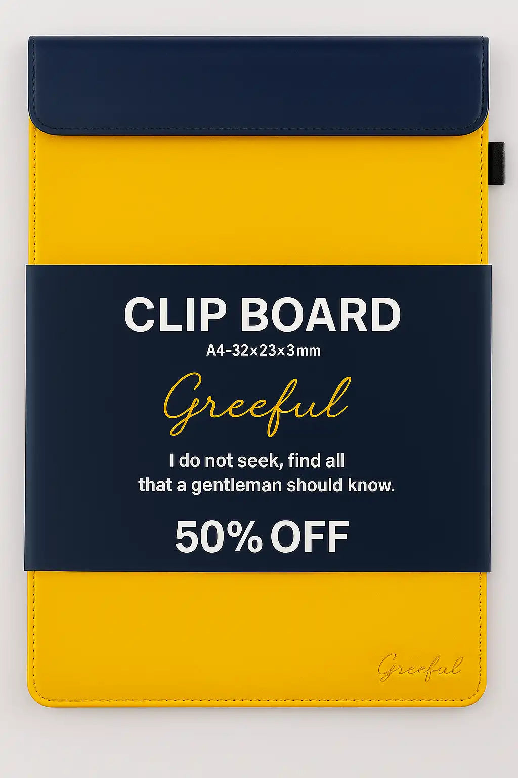 Leather Magnetic A4 Clipboard