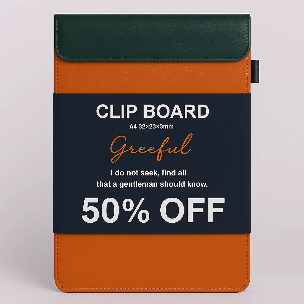 Leather Magnetic A4 Clipboard
