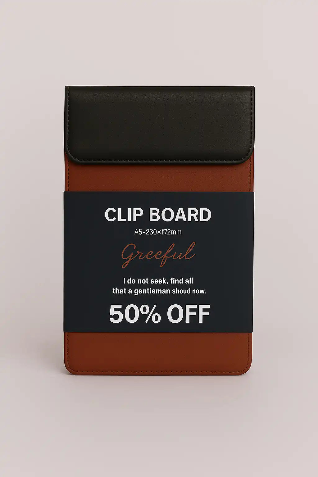 Greeful Leather A5 Magnetic Clipboard