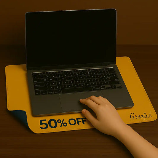 Doube Side Leather Desk Mat