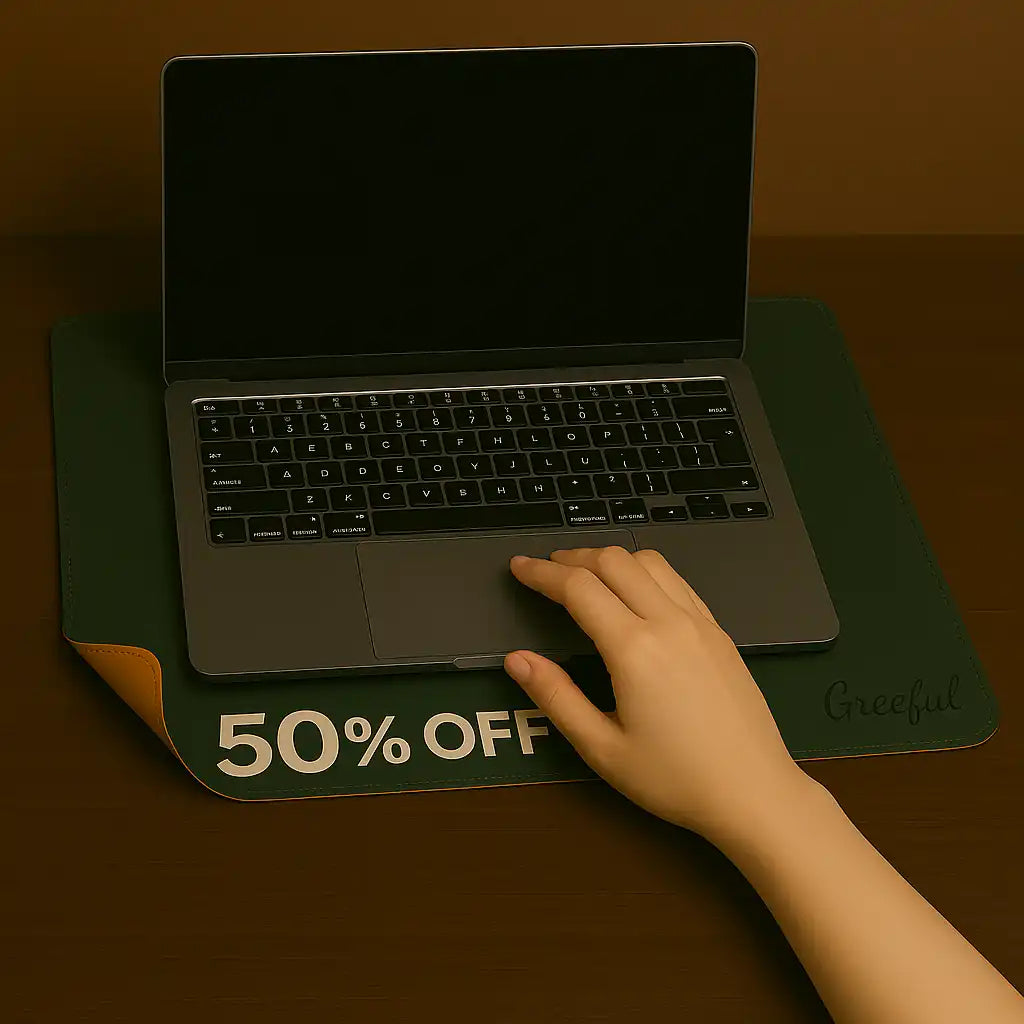 Doube Side Leather Desk Mat