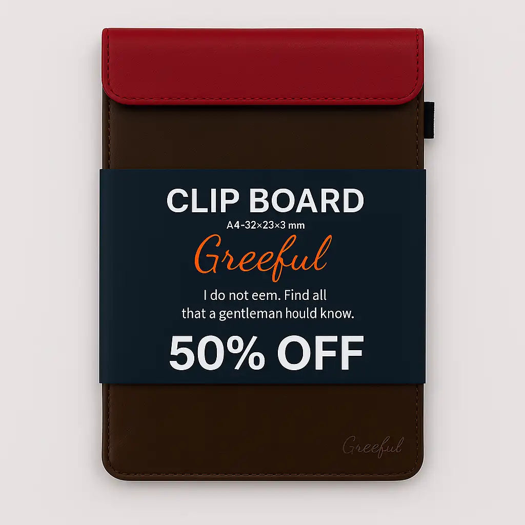 Leather Magnetic A4 Clipboard