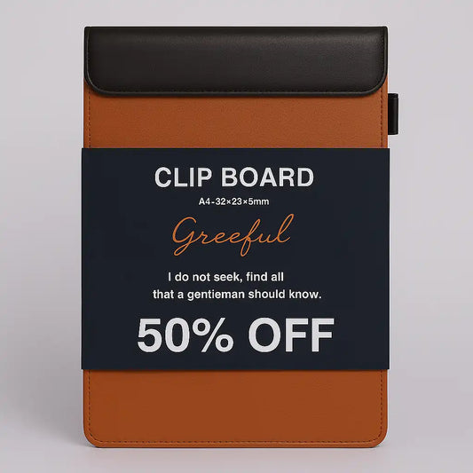 Leather Magnetic A4 Clipboard